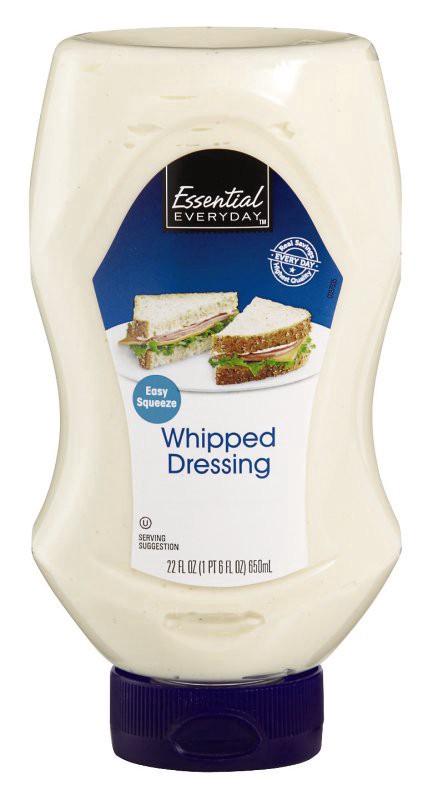 slide 1 of 1, Essential Everyday Squeeze Whipped Dressing, 22 oz