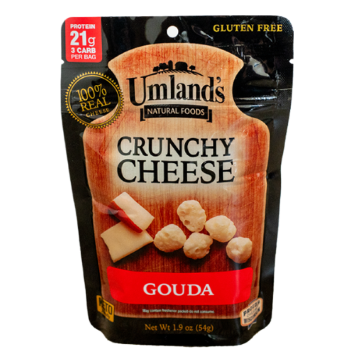 slide 1 of 1, Umlands Crunchy Cheese Gouda 1.9 OZ, 1.9 oz