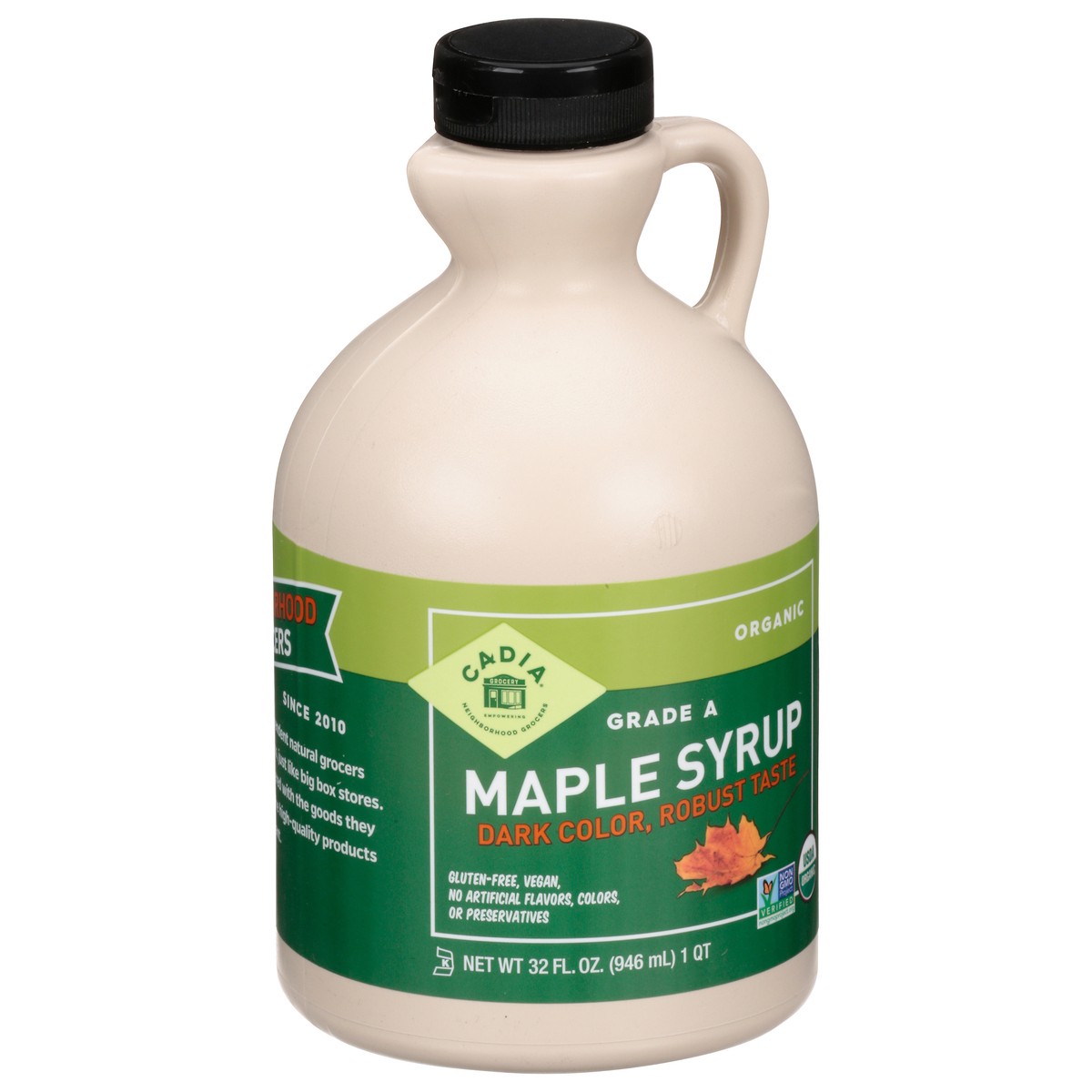 slide 4 of 9, Cadia Organic Maple Syrup 32 fl oz, 32 fl oz