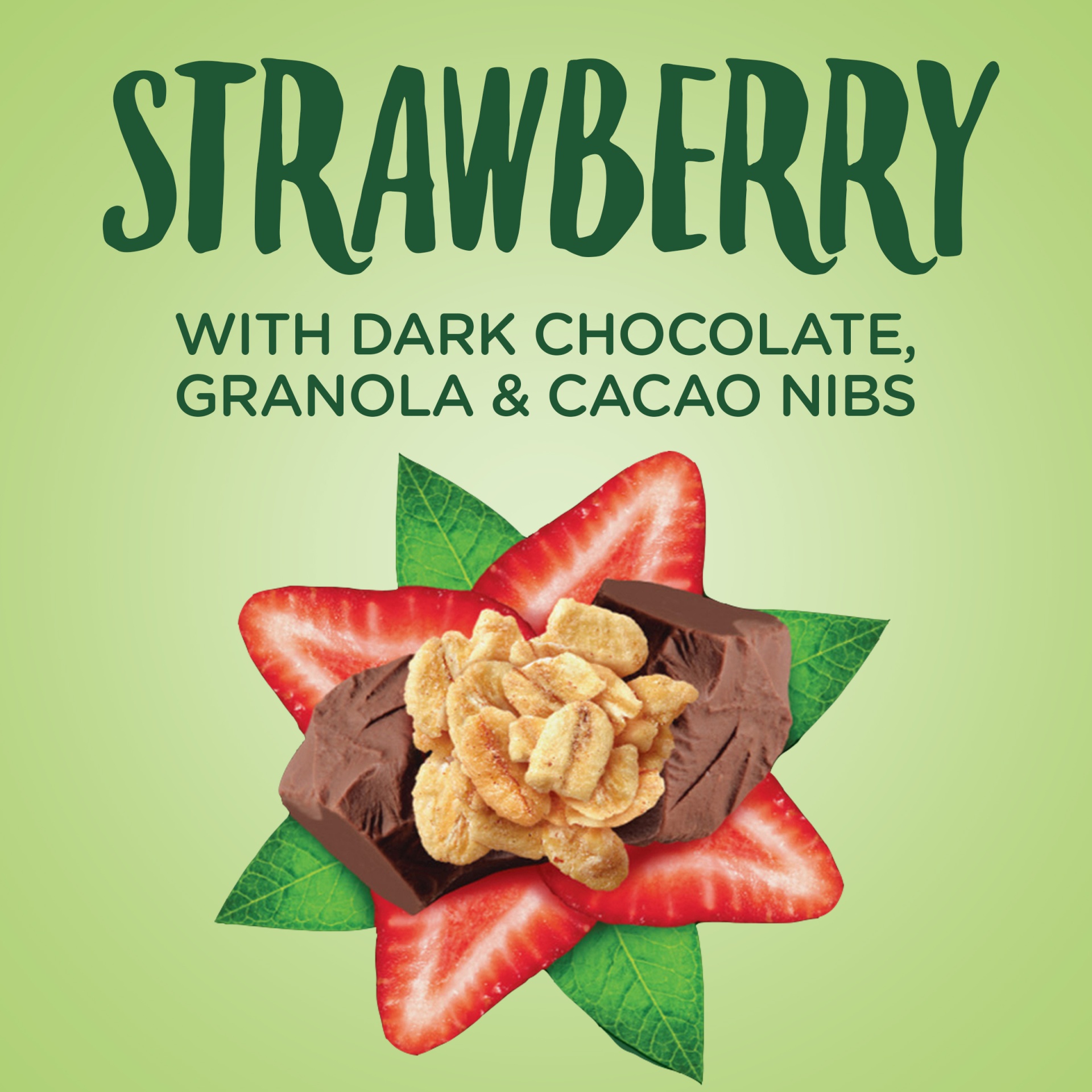 slide 2 of 7, Outshine Half Dipped Strawberry Frozen Fruit Bars With Dark Chocolate, Granola And Cacao Nibs, 10.7 fl oz