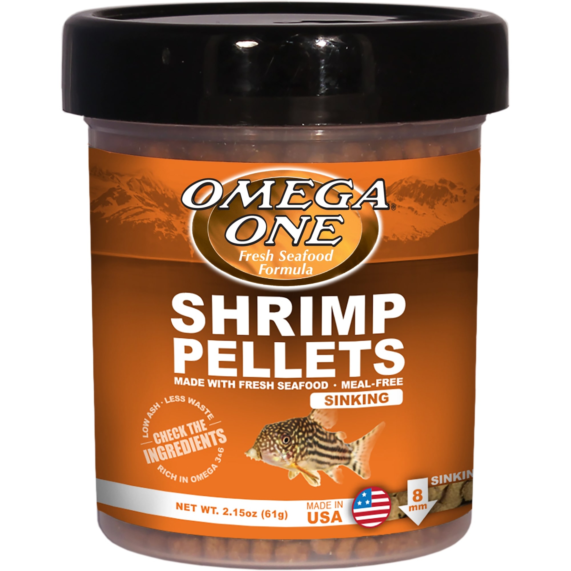 slide 1 of 1, Omega One Shrimp Pellets, 2.15 oz