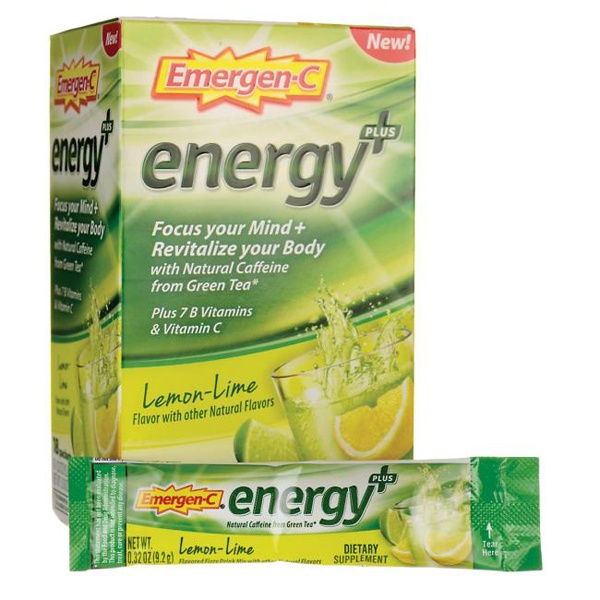 slide 1 of 1, Emergen-C Lemon Lime Energy+, 1 ct