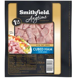 Smithfield Anytime Favorites Cubed Ham, 16 oz