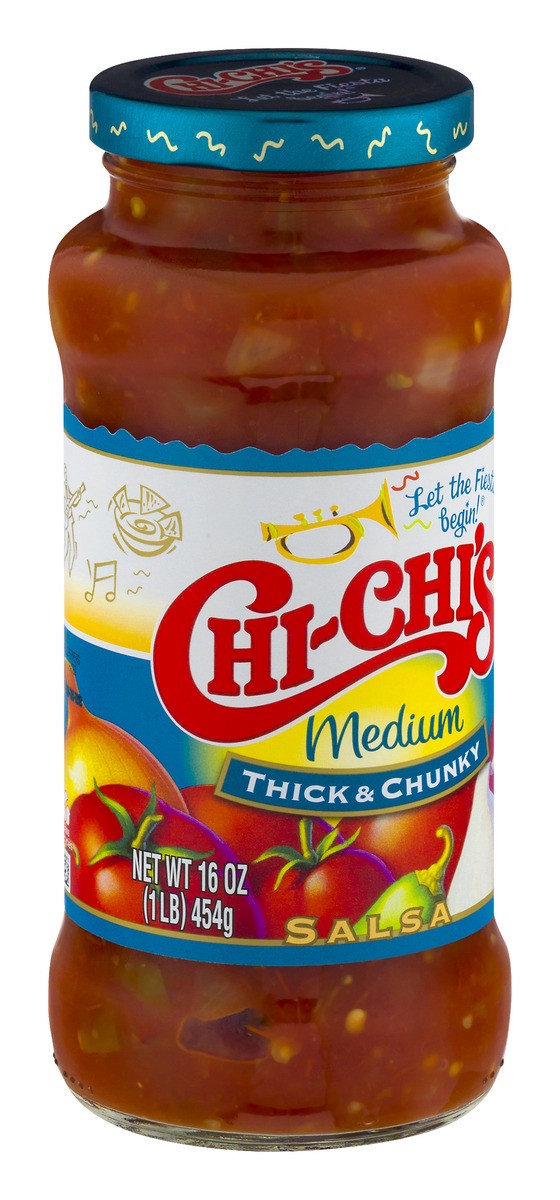 slide 2 of 9, Chi-Chi's Medium Thick & Chunky Salsa 16 oz, 16 oz