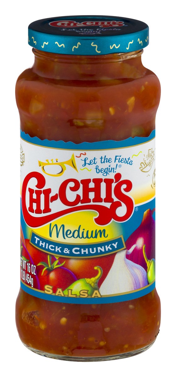 slide 3 of 9, Chi-Chi's Medium Thick & Chunky Salsa 16 oz, 16 oz