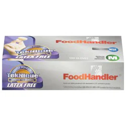 FoodHandler Teknique Medium Synthetic Gloves - 100 ct