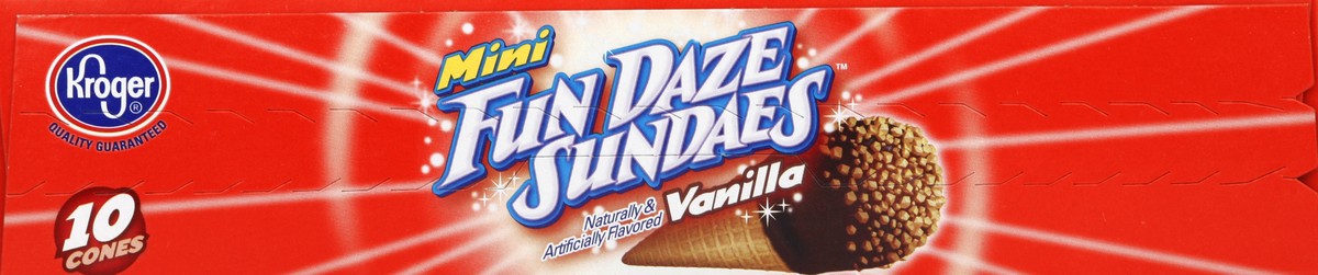slide 2 of 4, Kroger Mini Micro-Cone Vanilla Sundaes, 10 ct; 2.25 fl oz