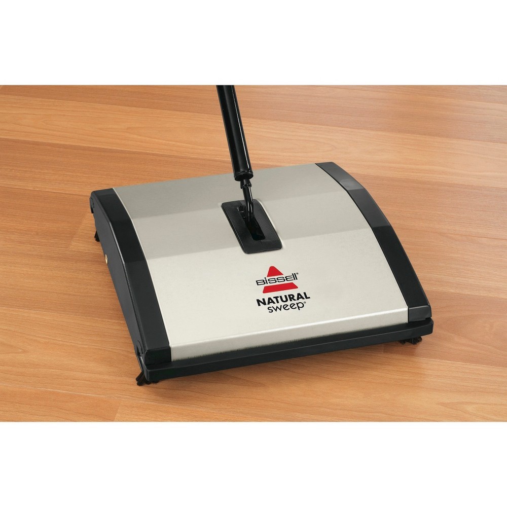 slide 4 of 8, BISSELL Natural Sweep Carpet & Floor Sweeper - Silver 92N0, 1 ct