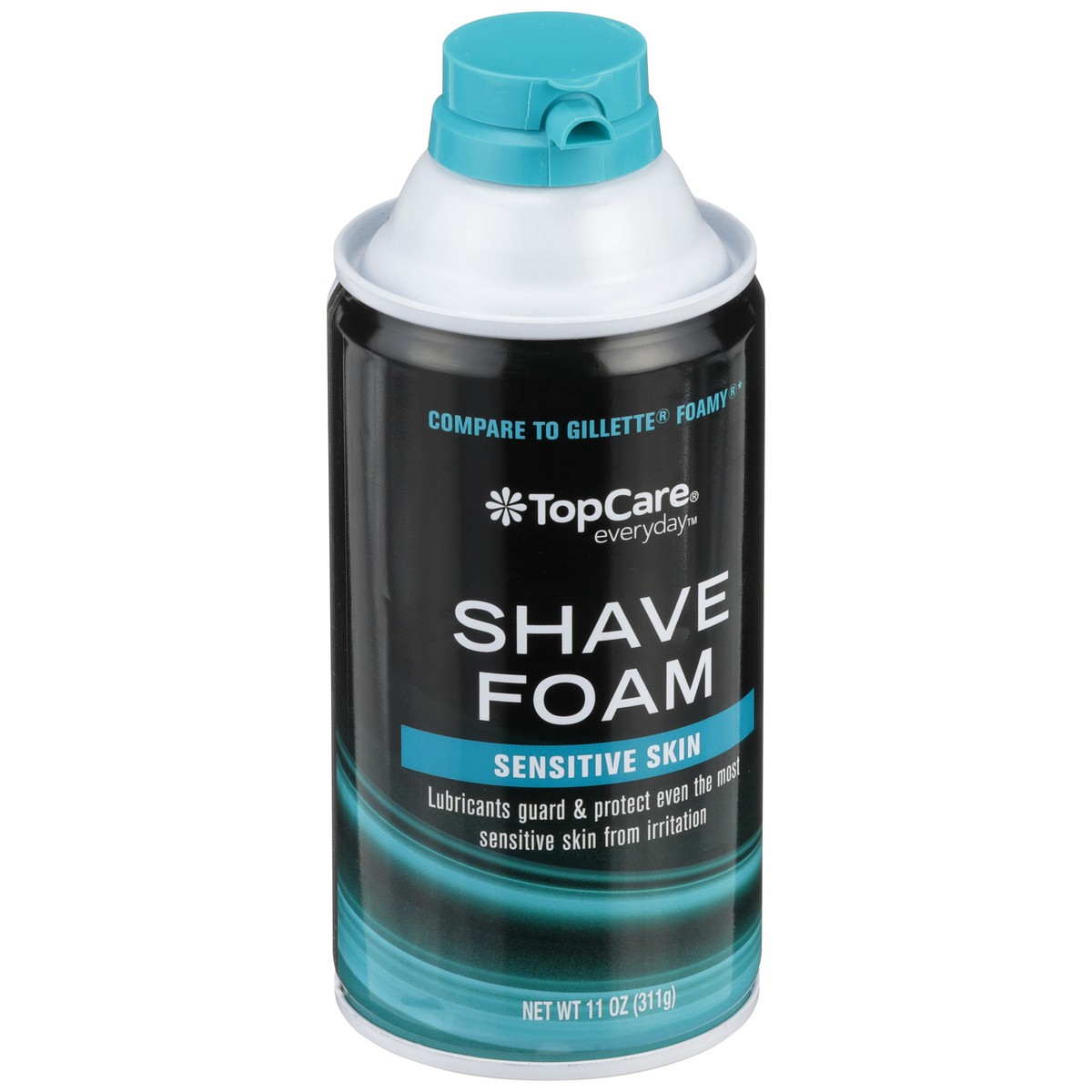 slide 9 of 12, TopCare Sensitive Skin Shave Foam, 11 oz