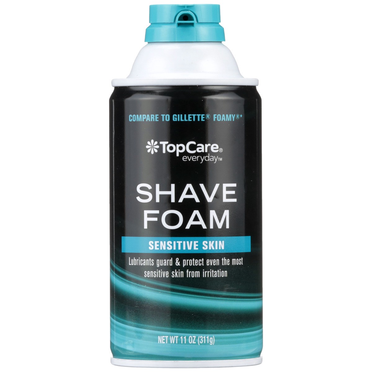 slide 6 of 12, TopCare Sensitive Skin Shave Foam, 11 oz