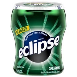 ECLIPSE Spearmint Sugar Free Chewing Gum Bulk Pack, 60 ct Bottle