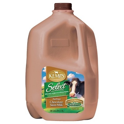 slide 1 of 1, Kemps Chocolate Milk Low Fat, 1 gal