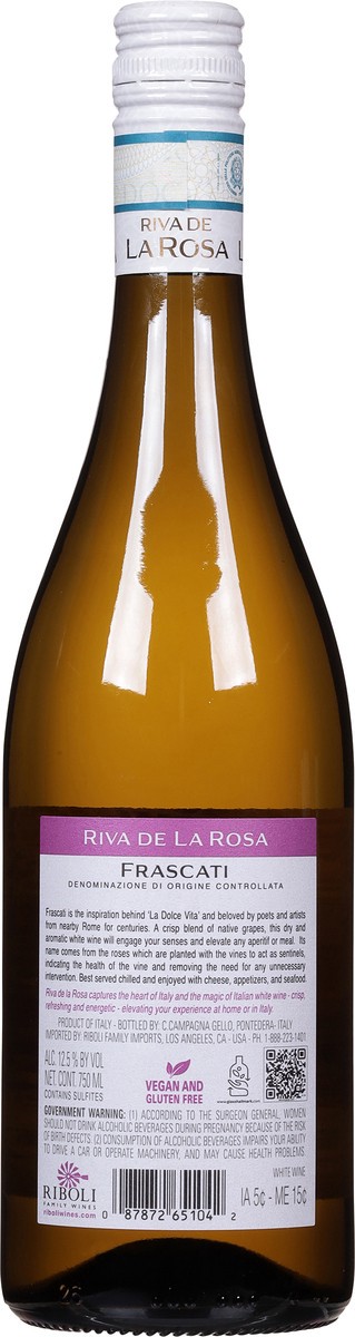slide 10 of 11, Riva de la Rosa Frascati Wine 750 ml, 750 ml