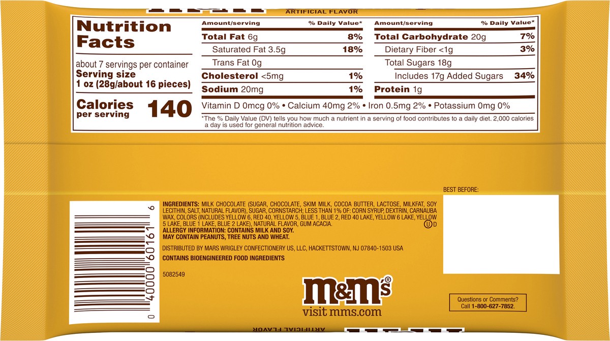 slide 9 of 13, M&ms M&m Halloween Pumpkin Pie, 7.44 oz