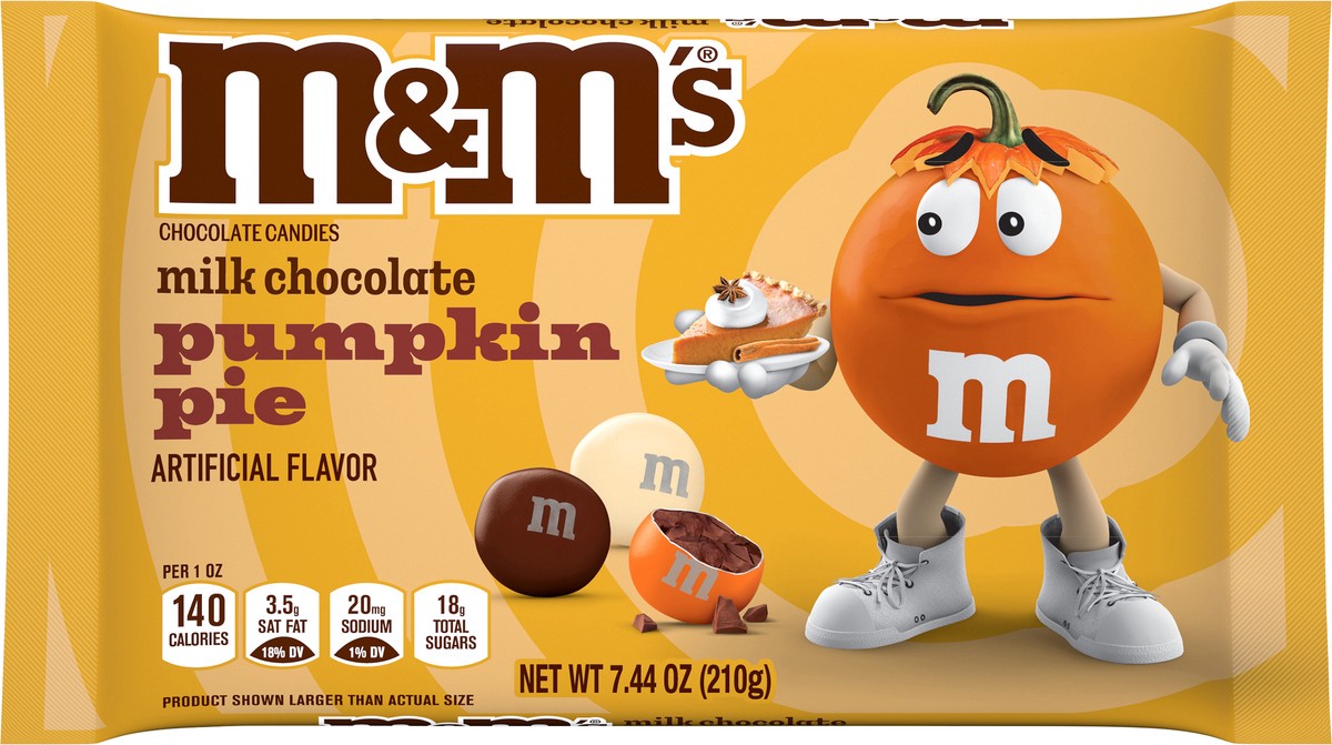 slide 11 of 13, M&ms M&m Halloween Pumpkin Pie, 7.44 oz