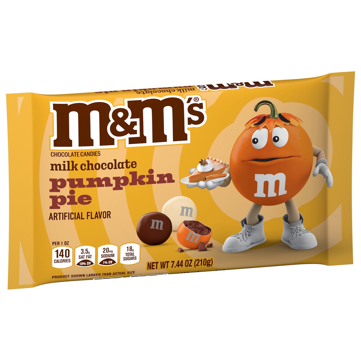 slide 10 of 13, M&ms M&m Halloween Pumpkin Pie, 7.44 oz