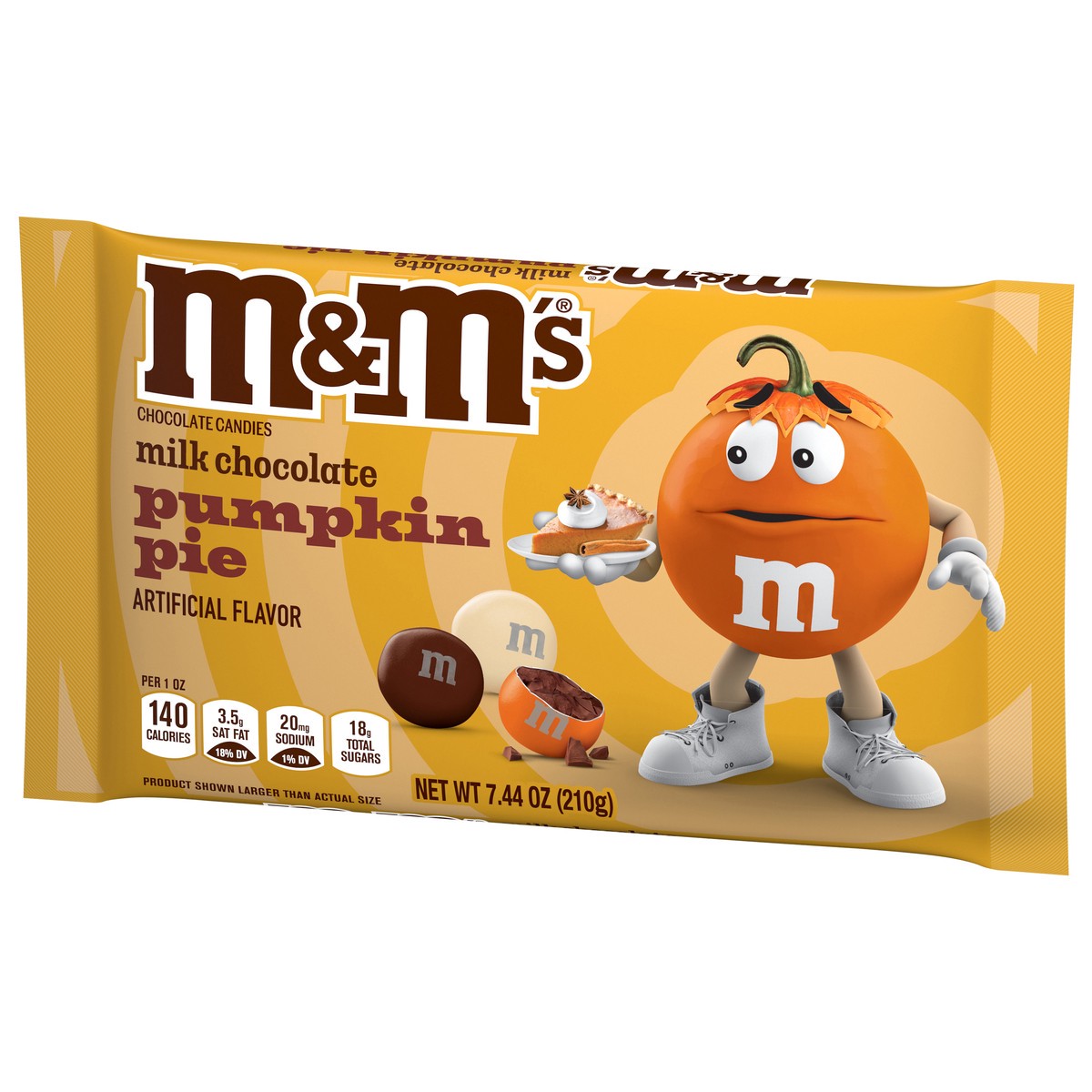 slide 8 of 13, M&ms M&m Halloween Pumpkin Pie, 7.44 oz