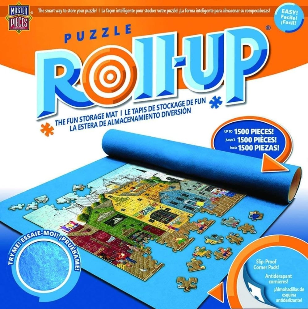 slide 1 of 1, MasterPieces Puzzle Roll-Up Mat, (42" x 24"), 42 in x 24 in