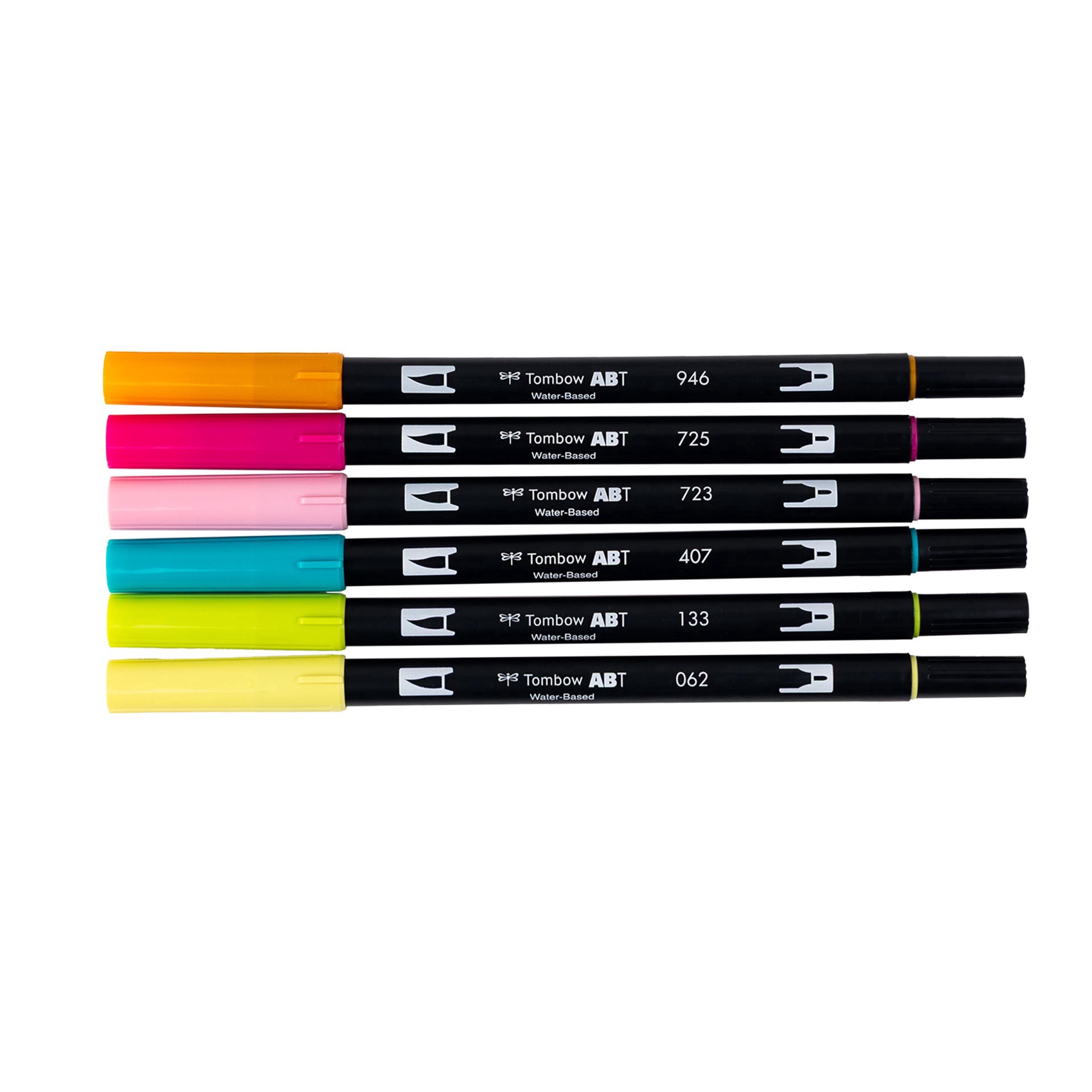 slide 3 of 10, Tombow Happy Hour Dual Brush Pen Set, 6 ct
