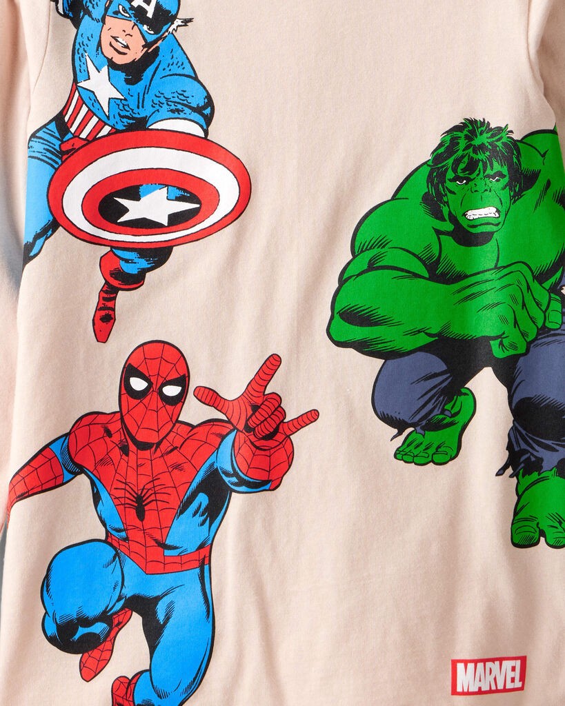 slide 4 of 6, Carter's Carters Boys 3-Pack ©Marvel Print Long-Sleeve Top - Pink/Red Multi 7, 1 ct