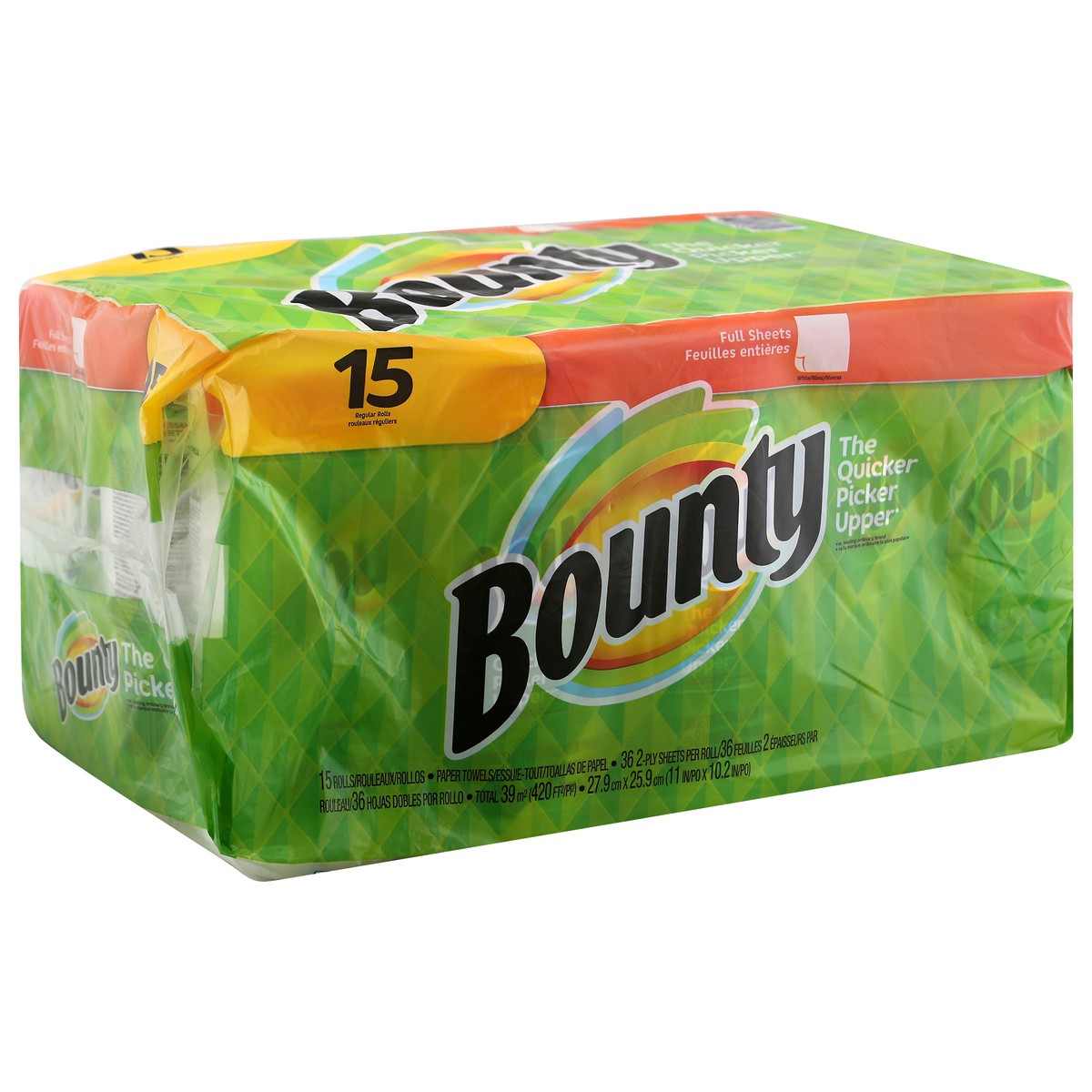 slide 2 of 9, Bounty Paper Towels 15 ea, 15 ct