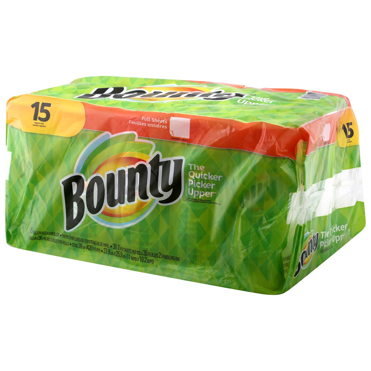 slide 3 of 9, Bounty Paper Towels 15 ea, 15 ct