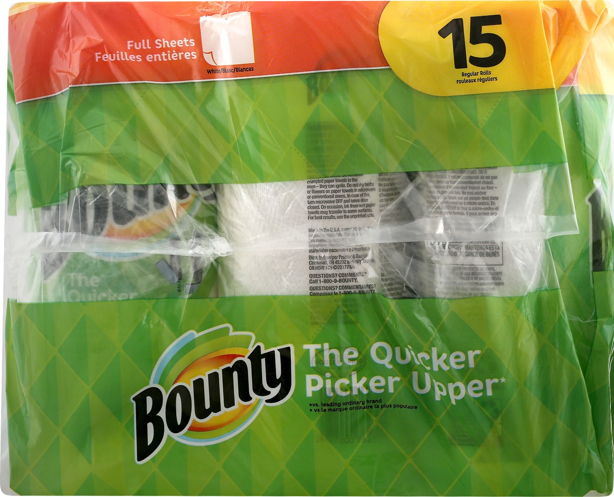 slide 7 of 9, Bounty Paper Towels 15 ea, 15 ct