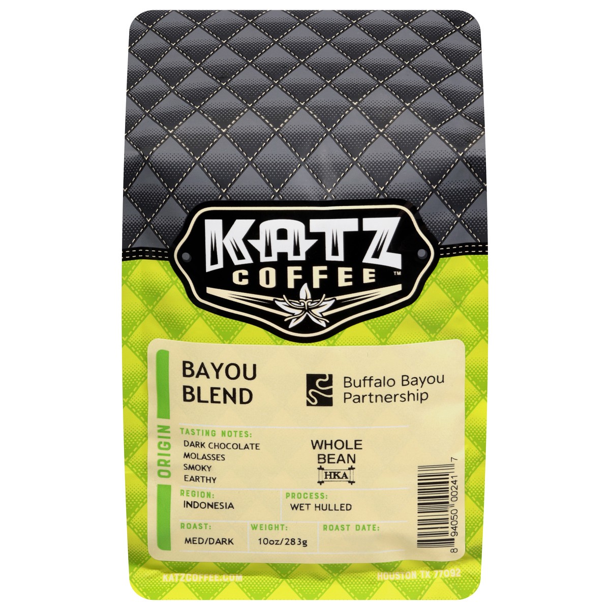 slide 4 of 12, Katz Coffee Organic Bayou Blend Whole Bean Coffee - 12 oz, 12 oz