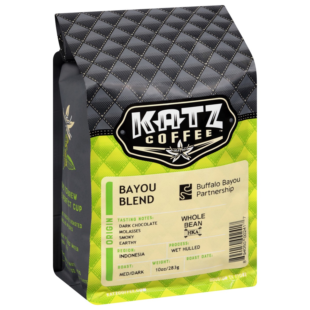 slide 8 of 12, Katz Coffee Organic Bayou Blend Whole Bean Coffee - 12 oz, 12 oz