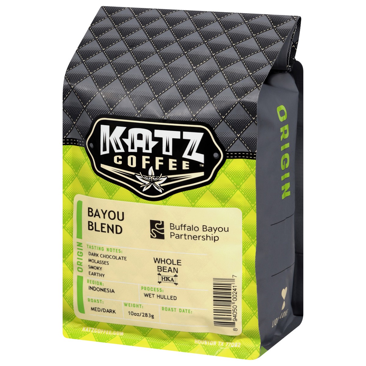 slide 5 of 12, Katz Coffee Organic Bayou Blend Whole Bean Coffee - 12 oz, 12 oz