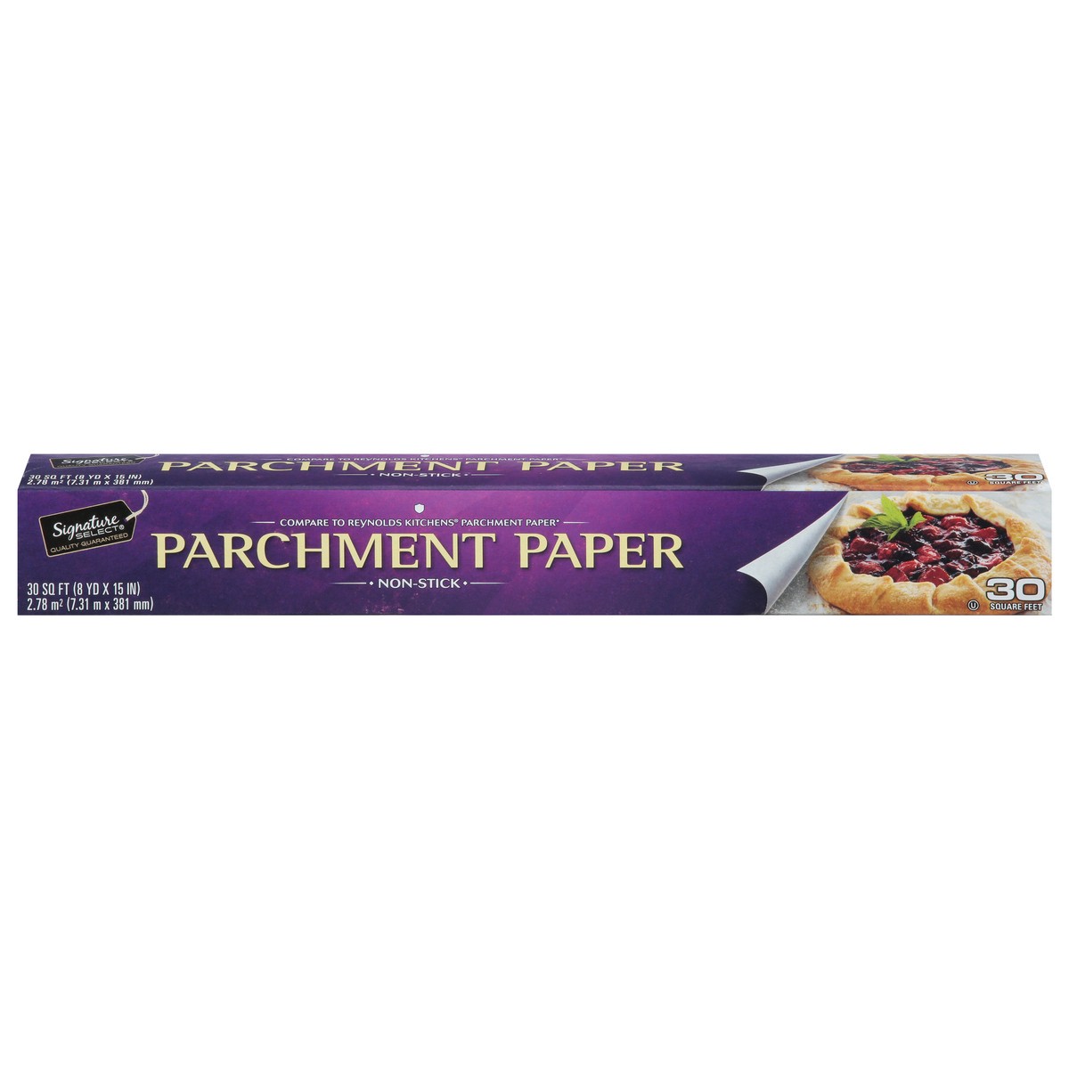 slide 1 of 9, Signature Select Non-Stick Parchment Paper 1 ea, 1 ct