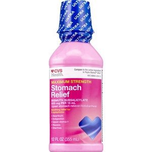 slide 1 of 1, CVS Health Stomach Relief Liquid Maximum Strength, 12 Oz, 1 ct