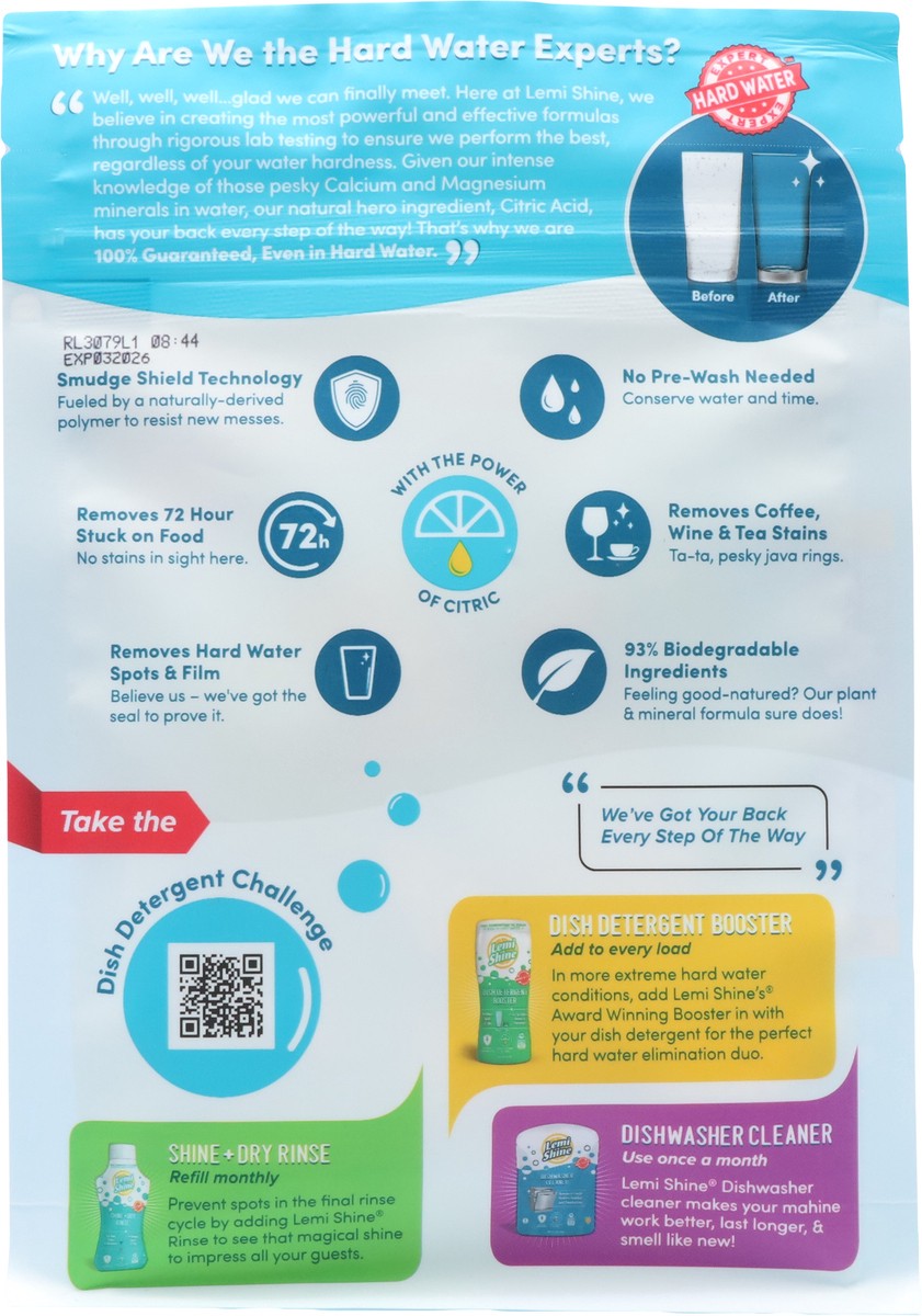 slide 10 of 11, Lemi Shine Fresh Lemon Scent Dishwashing Detergent with The Power of Citric 5.9 oz, 5.9 oz
