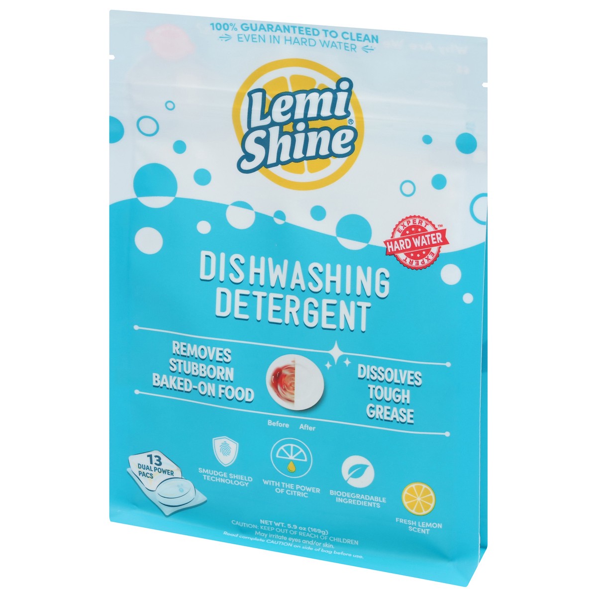slide 11 of 11, Lemi Shine Fresh Lemon Scent Dishwashing Detergent with The Power of Citric 5.9 oz, 5.9 oz