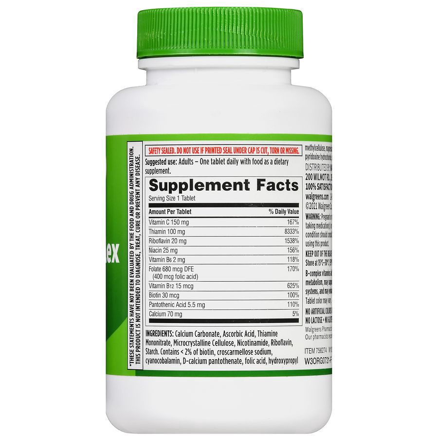 slide 3 of 5, Walgreens Super B-Complex, 200 ct
