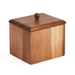 Home Core Acacia Wood Canister