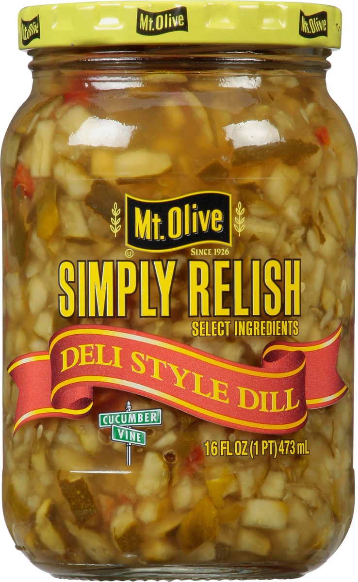 slide 7 of 9, Mt. Olive Deli Style Dill Relish, 16 oz