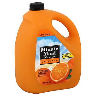 slide 1 of 1, Minute Maid Low Pulp Orange Juice, 1 gal