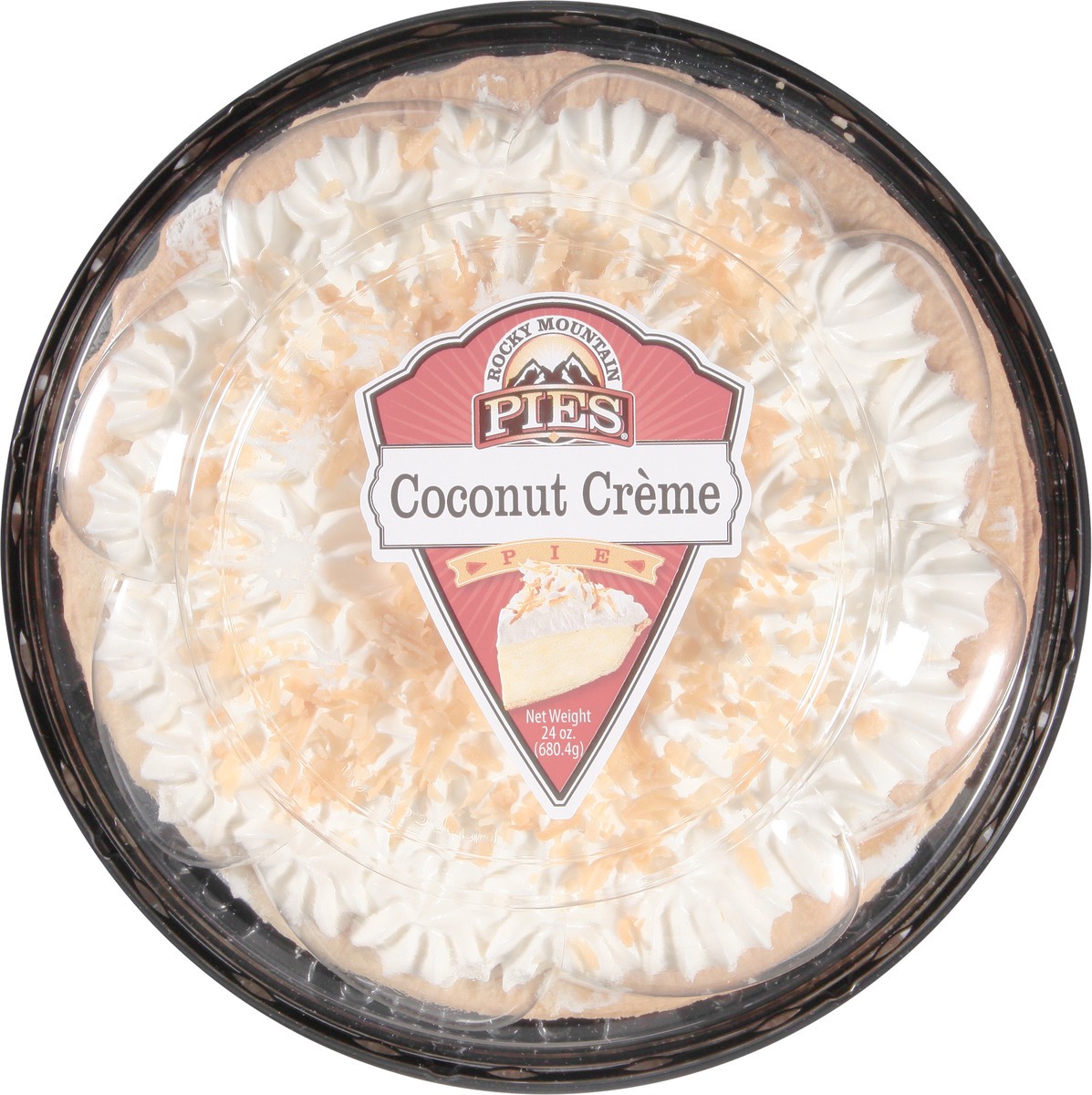 slide 7 of 9, Rocky Mountain Pies Coconut Creme Pie 24 oz, 8 in