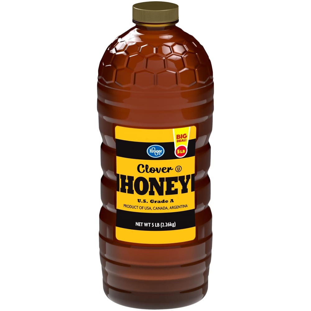 slide 1 of 1, Kroger Clover Honey, 5 lb