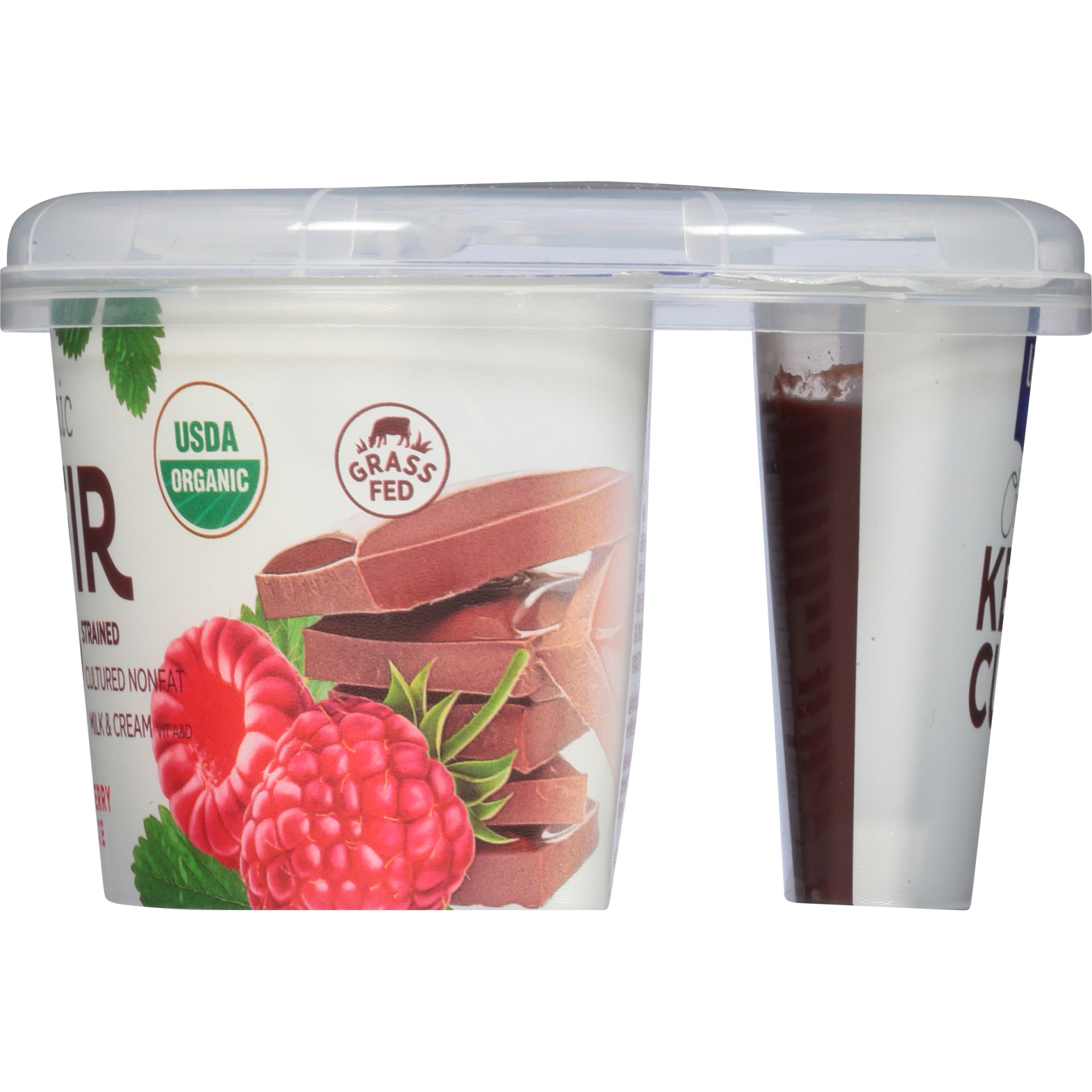 slide 3 of 6, Lifeway Organic Raspberry & Chocolate Kefir Cup, 5.3 oz