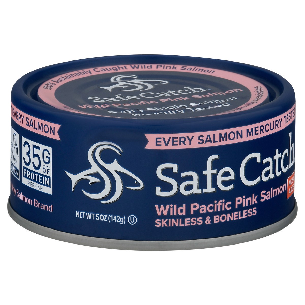 slide 7 of 9, Safe Catch Skinless & Boneless Wild Pacific Pink Salmon 5 oz, 5 oz