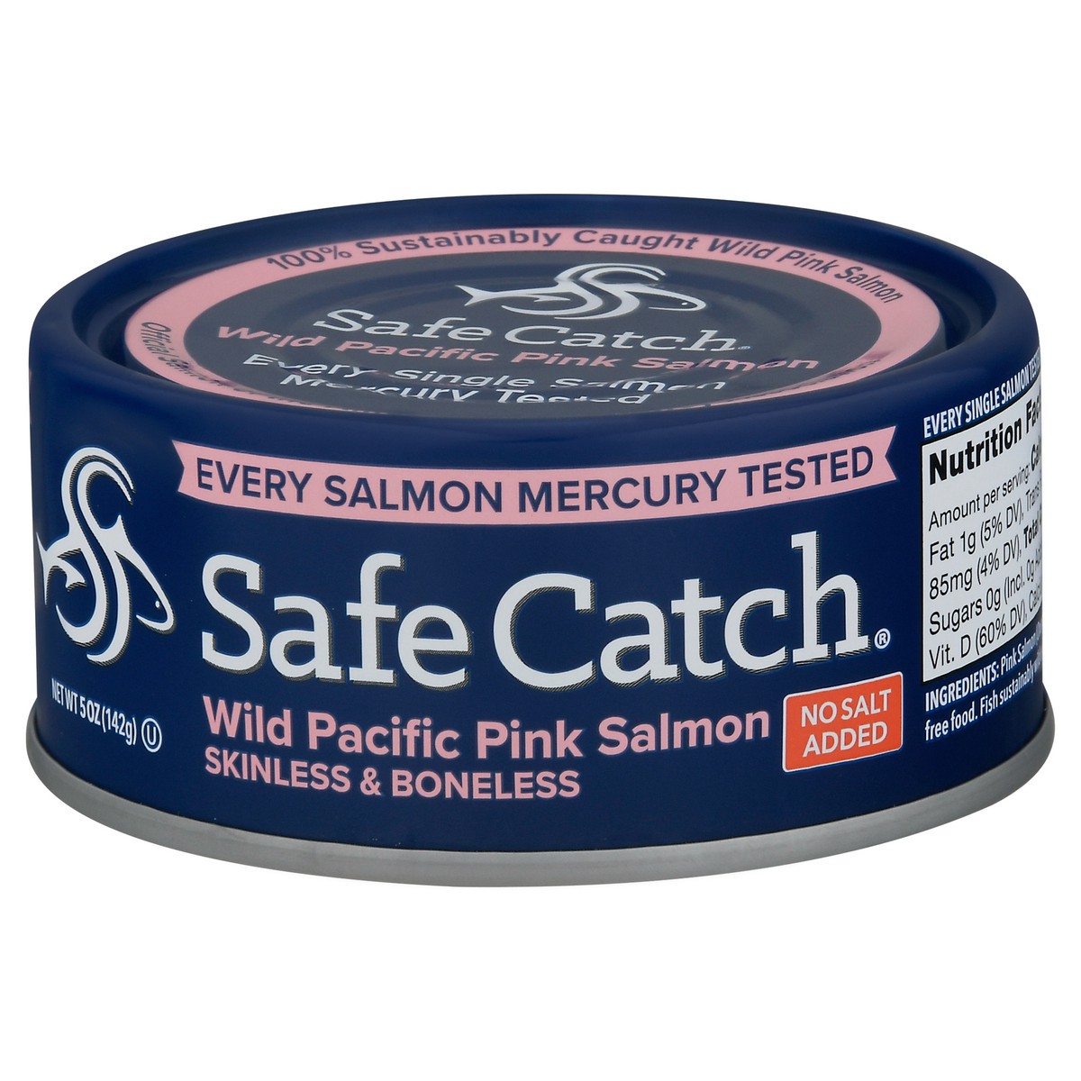 slide 8 of 9, Safe Catch Skinless & Boneless Wild Pacific Pink Salmon 5 oz, 5 oz