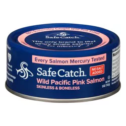Safe Catch No Salt Added Wild Skinless & Boneless Pacific Pink Salmon 5 oz