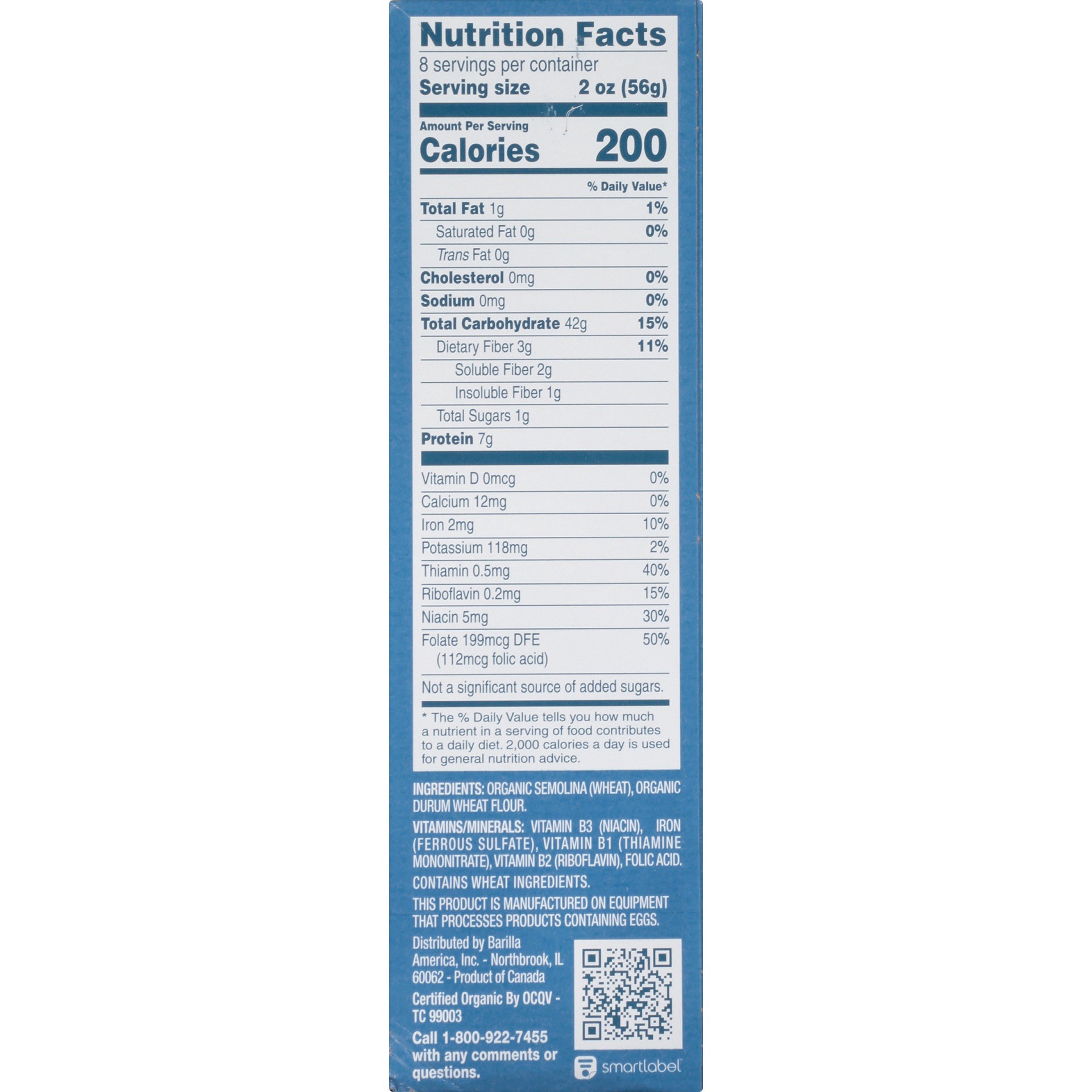 slide 4 of 7, Barilla Organic Penne Pasta, 16 oz