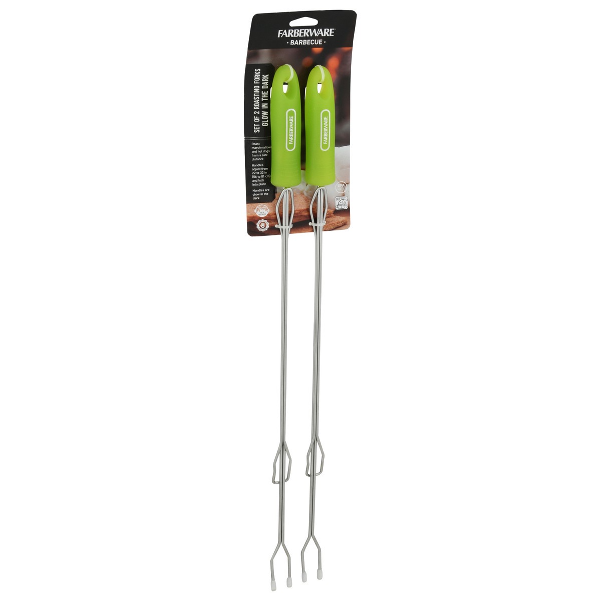 slide 2 of 11, Farberware Barbecue Glow in the Dark Roasting Forks 2 1 ea, 1 ct