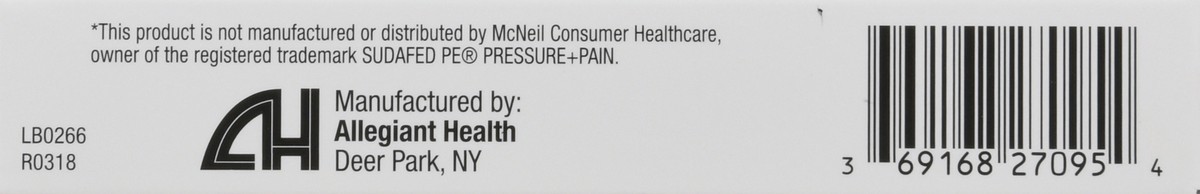 slide 5 of 12, HealthA2Z Non-Drowsy Maximum Strength Sinus Headache PE Caplets 18 ea, 18 ct