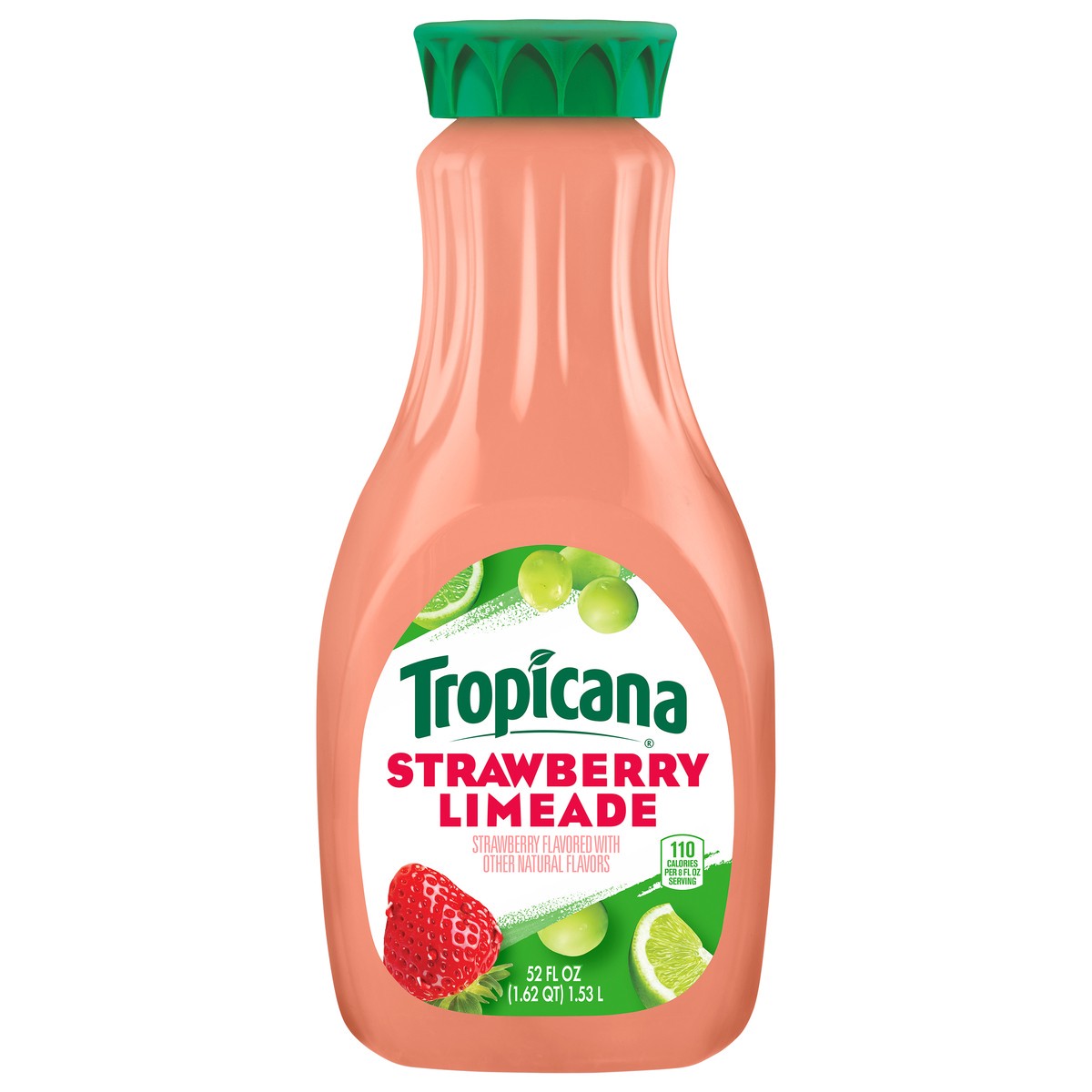 slide 2 of 13, Tropicana Chilled Juice Strawberry Limeade - 52 fl oz, 52 fl oz