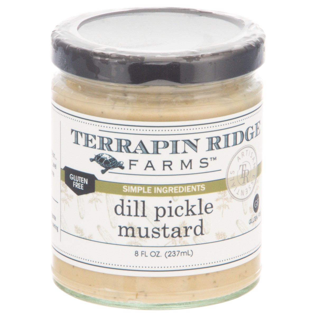 slide 1 of 9, Terrapin Ridge Farms Dill Pickle Mustard 8 fl oz, 8 fl oz