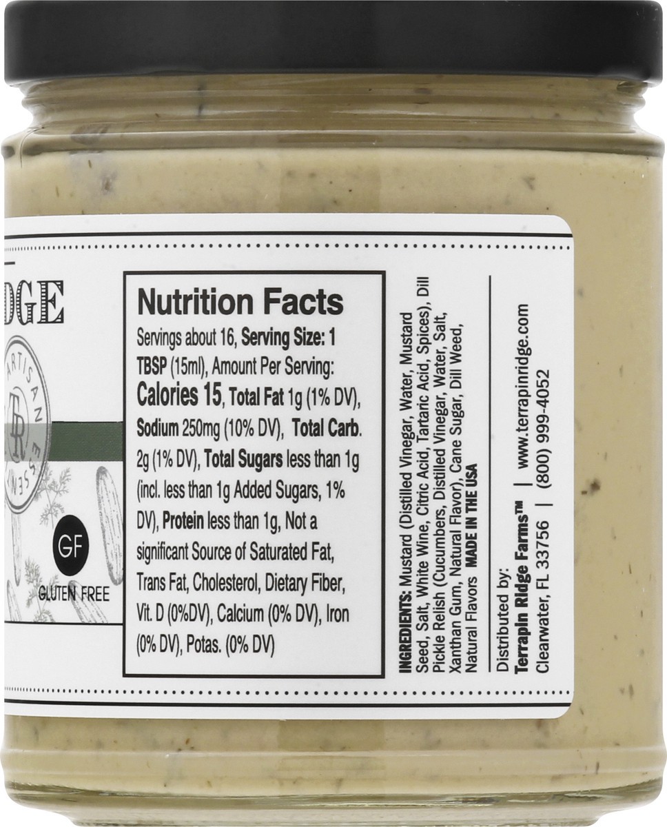 slide 5 of 9, Terrapin Ridge Farms Dill Pickle Mustard 8 fl oz, 8 fl oz